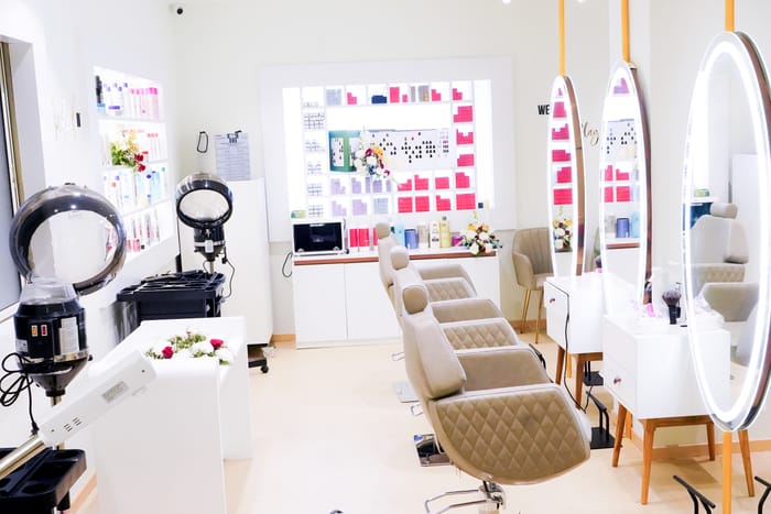 Styling stations at Femina Flaunt