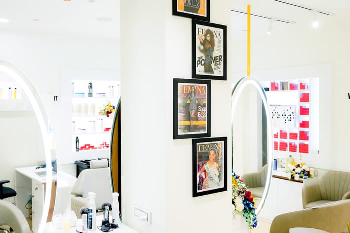 Femina Flaunt Studio Salon interior